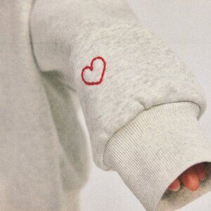 PARKE Embossed Mockneck Sweatshirt L/XL